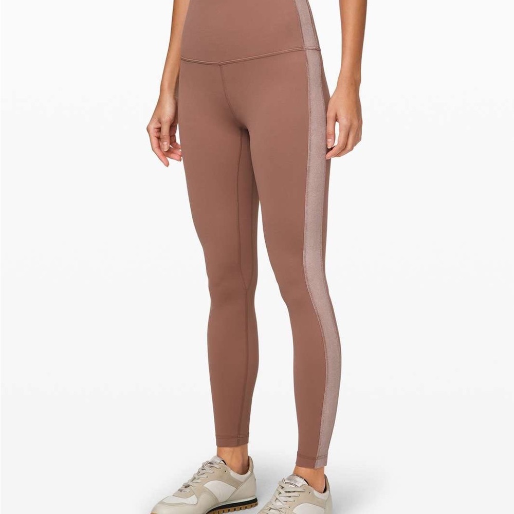 Lululemon Align velvet trimmed leggings size 6